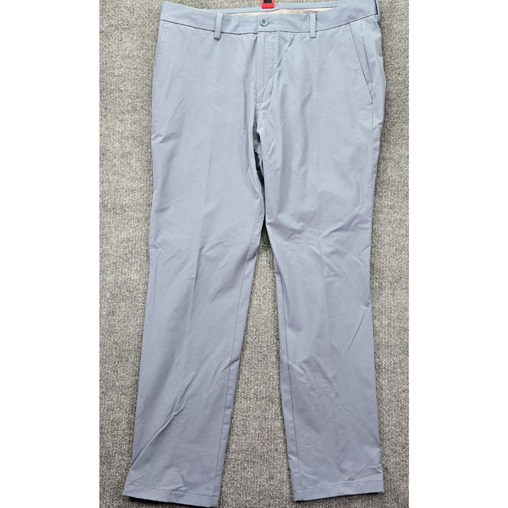 Vineyard Vines On The Go Pants Mens 36x32 (37x32) Blue Gray Stretch Performance